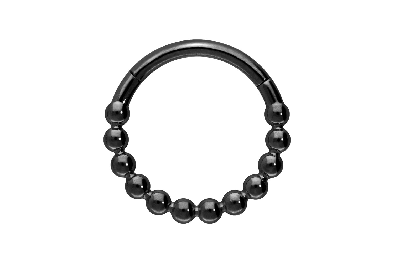 Titan Segmentring Clicker Piercing KUGELN